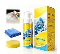 4-In-1 Multi-Enzyme Foam Cleaner, Nettoyant Mousse Multi-usages pour Voiture, New Foam No Rinse Spray Cleaner, All-Purpose Deep Cleaning Spray for Car Interior, Kitchen, Bathroom, Sofa (1Pcs)