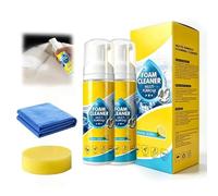 4-In-1 Multi-Enzyme Foam Cleaner, Nettoyant Mousse Multi-usages pour Voiture, New Foam No Rinse Spray Cleaner, All-Purpose Deep Cleaning Spray for Car Interior, Kitchen, Bathroom, Sofa (2Pcs)