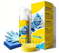 4-in-1 Multi-enzyme Foam Cleaner, Restauration Instantanée D'un Aspect Neuf, Spray Détachant Sans Frottement Pour Intérieurs De Voiture, Tissus D'ameublement, Cuisine, Salles De Bain, 5OZ (1PC)