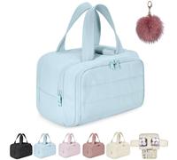 4 in 1 Multi Functional Toiletry Bag for Women,Large Capacity Travel Cosmetic Bag,Portable Waterproof Makeup Organizer