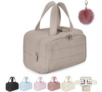4 in 1 Multi Functional Toiletry Bag for Women,Large Capacity Travel Cosmetic Bag,Portable Waterproof Makeup Organizer