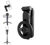 4-in-1 Multifunctional 360° Rotation Magnetic Selfie Stick,2025 New Mini Extendable Phone Tripod with Wireless Remote,Portable Travel Phone Stand for Video Recording,Vlog,Live Streaming (1pcs)