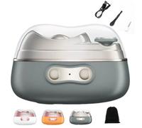 4 in 1 Nailqure Clip, Multi Function Electric Nail Clippers, Toe Nail Clippers with UV Light for Seniors, Imwing Nails Trimmer and Polisher, Nails Scraps Storage and Polishing(Gray)