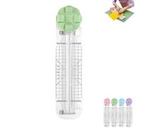 4 in 1 Paper Cutter, Duomiluo 4 Style Multi-Function Trimmer, with Straight Wave Perforated Creasing Blades for Cutting Paper,Coupons,Photos (Green)