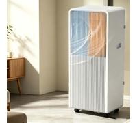 4-in-1 Portable Air Conditioning Unit, Inverter Mobile Air Conditioner with Cooling, Heating, Dehumidification & Ventilation, Smart Control Panel, Dust Filter & 360° Casters for Bedroom Kitchen Attic