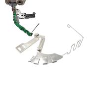 4 In 1 Presser Foot - Cording Quilting Piping Folder Tool | Stainless Steel Puller Rope Device | For Embroidery Duvet Cover Clothes Pillowcases Beginners Enthusiasts Quilters, Adjustable, 20mm 24mm 28
