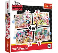 4 in 1 Puzzle - Minnie Maus