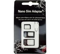 4 In 1 Sim Card Adapter For All Mobile Devices (Nano To Micro, Micro To Standard, Nano To Standard) + Clip To Extract Universal Sim Adapter