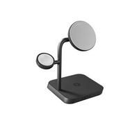 ZENS 4-in-1 - Socle de chargement sans fil/support de chargement + adaptateur secteur - 18 Watt (24 pin USB-C) - noir Noir G