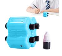 4-in-1 Tampons à Rouleaux de Mathématiques pour Calcul Addition Soustraction Multiplication Division,Jouets éducatifs pour la Pratique des Mathématiques, Tampons Numériques Réutilisables