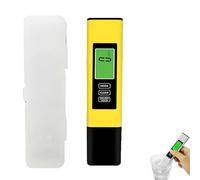 4 in 1 TDS Meter Digital Water Tester,Portable Multi-Function Digital Purity Tester with EC Temp Color Display,Suitable for Drinking Water, Swimming Pools, Aquariums (1pcs-Y)