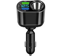 4 In 1 Usb Car Cigarette Lighter Charger,90w Multi-Socket Cigarette Lighter Socket 12v/24v,66w Super Fast Charging Type C Pd 30w,Dual 3.1a Usb Car Cigarette Lighter Adapter For Iphone 16/15/14