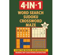 4*IN*1: Word Search Sudoku Crossword Maze