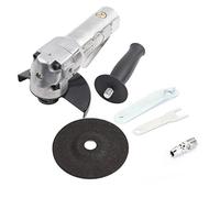 4 Inch Air Angle Grinder Sander Cut Off Polisher 11000rpm Pneumatic Grinder Tool 1/4 Thread Aluminum Alloy Body Reinforced Alloy Cylinder for Automotive Shipbuilding Machinery