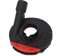 4 Inch Angle Grinder Dust Shroud Efficient Filtration Grinding Dust Cover for 100 115 Small Angle Grinder B-100H Red Black