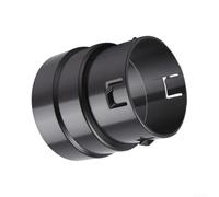 4 Inch Pipe Connector Corrugated to PVC Adapter Black | Fits corrugated and pour sch 40 pipes, 6 connection methods, seamless drainage integration, black finish