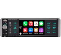 4 Inch Single Din Car Radio Bluetooth Car Radio with Remote Control Touch Screen Car Radio Support FM/Mirror Link/SWC/USB//AUX-in