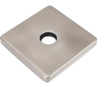 4 Inch Square Shower Arm Cover 304 Stainless Steel Showerhead Cover Plate for Fixed Shower Head Arm Tub Faucet Brushed