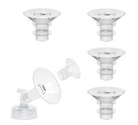 4 inserts 15 mm compatibles avec Momcozy Air 1/W1/M9/M6/M5/S9pro/S12pro, pour Spectra/Eufy/Medela/Elvie/Lansinoh - Réduit le tunnel de 24 mm à la taille adaptée
