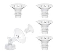 4 inserts 17 mm compatibles avec Momcozy Air 1/W1/M9/M6/M5/S9pro/S12pro, pour Spectra/Eufy/Medela/Elvie/Lansinoh - Réduit le tunnel de 24 mm à la taille adaptée