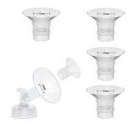 4 inserts 20 mm compatibles avec les tire-lait Momcozy Air 1/W1/M9/M6/M5/S9pro/S12pro, pour Spectra/Eufy/Medela/Elvie/Lansinoh - Réduit le tunnel de 24 mm à la taille adaptée