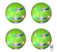 4 Interactive Dog Ball Toys, Dog Balls, Smart Ball with LED Light, Remote Control Interactive Moving Dog Ball Toy, USB Rechargeable, Durables Motion Activated Auto Rolling Ball Toys for Puppy Kitte