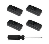 4 Interrupteurs Et 1 Tournevis Phillips, Pressostat, Interrupteur En Ligne, Interrupteur Pour Appareils Électroménagers, Outils Matériels, Accessoires Pour La Maison