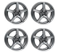 4 Jantes Alutec Grip 5.5Jx14 ET43 4x100 GRAP pour OPEL Adam Corsa Karl Karl Rock