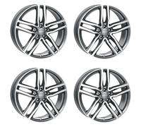 Jantes Alutec Ikenu 7.5Jx17 ET38 5x100 GRAPFP pour SKODA Fabia Kamiq Praktik Rap
