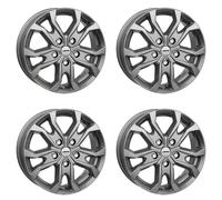 4 Jantes Autec Kiso 7.0x17 5x108 SIL pour Citroen SpaceTourer Jumpy Berlingo