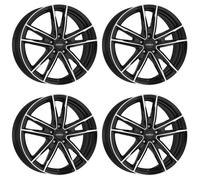 4 Jantes Dezent KF dark 6.5Jx17 5x100 pour Skoda Fabia Kamiq Praktik Roomster Sc