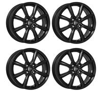 4 Jantes Dezent TN black 7.0Jx17 4x98 pour Lancia Delta Musa Ypsilon