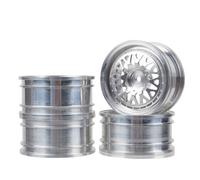 4 Jantes en Aluminium à déport réglable for Voiture de Drift sur Route HPI Tamiya TT02 TT-01E XV-01 XV-02Pro 3Racing Sakura MST à l'échelle 1:10(White)