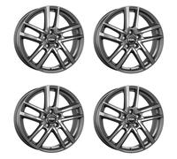 4 Jantes Rial Astorga 6.0Jx16 ET35 5x100 GRAP pour VOLKSWAGEN Cross Polo Fox Pol