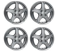 4 Jantes Rial Kodiak 5.5Jx14 ET35 4x100 GRAP pour VOLKSWAGEN Caddy cross UP e-U