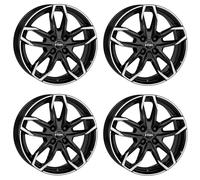 4 Jantes Rial Lucca 6.5Jx16 ET37 4x98 SWFP pour LANCIA Musa Ypsilon