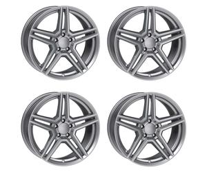 4 Jantes Rial M10 7.0Jx17 ET44,5 5x112 GRA pour MERCEDES-BENZ A B C CLA E GLA GL
