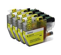 4 Jaune Cartouches d'encre pour Brother MFC-J5330DW, MFC-J5335DW, MFC-J5730DW