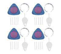 4 Jeux D'embouts De Stylet Tactile De Remplacement, Avec Outil De Montage, PièCe De RéParation D'aiguille Pour Stylo Galaxy Note 8 9 S, Tout Blanc