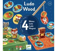4 Jeux éducatifs en bois LudoWood Djeco
