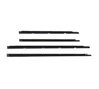 4 Joints D'étanchéité Pour Vitres Latérales Et Extérieures De Portières Protection Étanche Pour Acura Pour TSX 2009-2014 Joint Voiture Portes Voiture(Black)