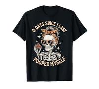 4 Jours Depuis la dernière Fois Que Je me suis Fait Caca Meme T-Shirt
