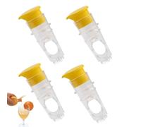 4 Juicer Au Citron Manuel, Presse Citron À Visser, Presse Agrumes Manuel, Presses Citrone Avec Ajutage, Portable Presses Citrone Jaune Outil De Cuisine