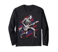 4 Juillet Abraham Lincoln Guitare à Jouer Abe USA Président Manche Longue