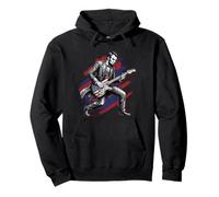 4 Juillet Abraham Lincoln Guitare à Jouer Abe USA Président Sweat à Capuche