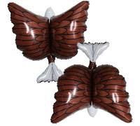 4 juillet ballons 2pcs 3D Ballon aigle gonflable 33x27 ballons d'oiseau réaliste réutilisables décor d'aigle pour enfants