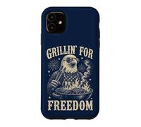 4 Juillet BBQ Eagle Grillmaster Humour Patriotique Coque pour iPhone 11