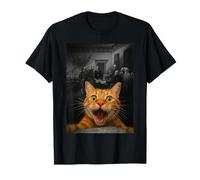 4 Juillet Funny Cat Selfie, fête de l'indépendance des États-Unis T-Shirt