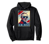 4 Juillet George W. Bush is My President Patriotic Sweat à Capuche