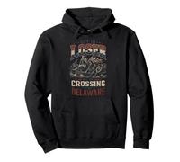 4 Juillet Get in Loser We're Crossing The Delaware Sweat à Capuche